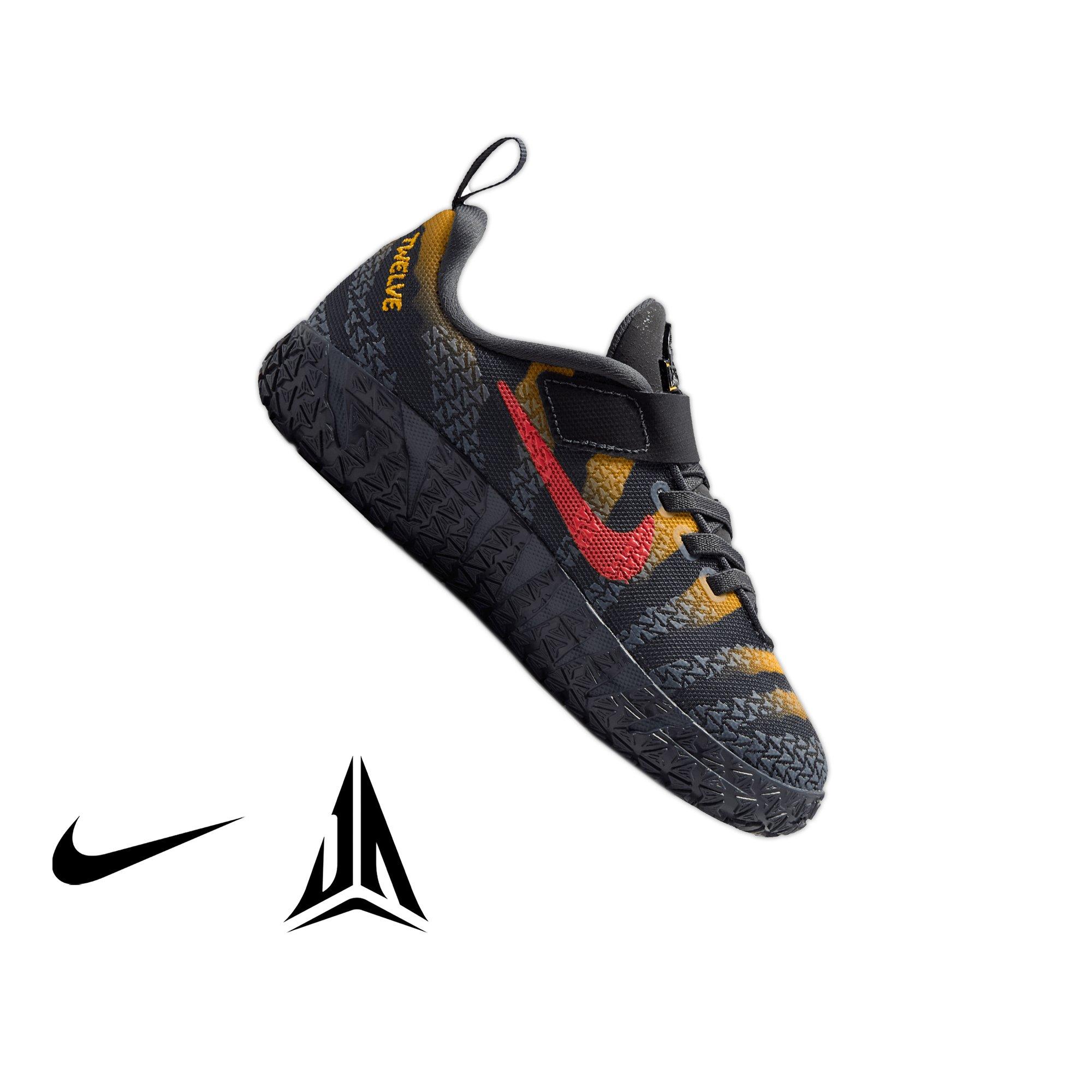 Nike Ja 3 "Raptor" Preschool Kids' Basketball Shoe - ANTHRACITE/YELLOW/CRIMSON